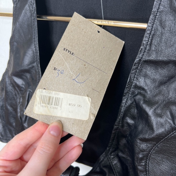 NWT Bikers Image | The Front Bra Leather Size Large Americana - Picture 6 of 11